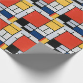  Abstracte compositie van Piet Mondriaan Cadeaupapier (Hoek)