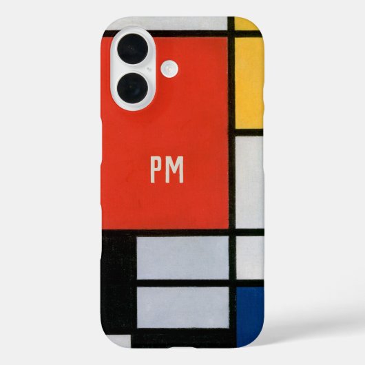  Abstracte compositie van Piet Mondriaan Case-Mate iPhone Case (Achterkant)