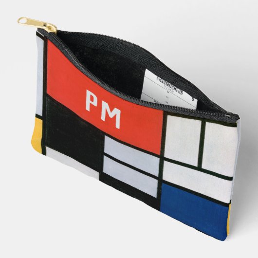 Abstracte compositie van Piet Mondriaan Etui (Open)