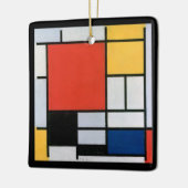  Abstracte compositie van Piet Mondriaan Keramisch Ornament (Links)