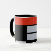 Abstracte compositie van Piet Mondriaan Mok (Voorkant links)