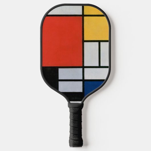  Abstracte compositie van Piet Mondriaan Pickleball Paddle (Voorkant)