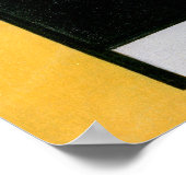  Abstracte compositie van Piet Mondriaan Poster (Hoek)