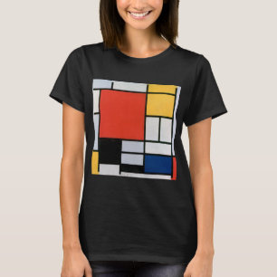  Abstracte compositie van Piet Mondriaan T-shirt
