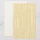 Abstracte computerapparatuur briefpapier (Voorkant / Achterkant)