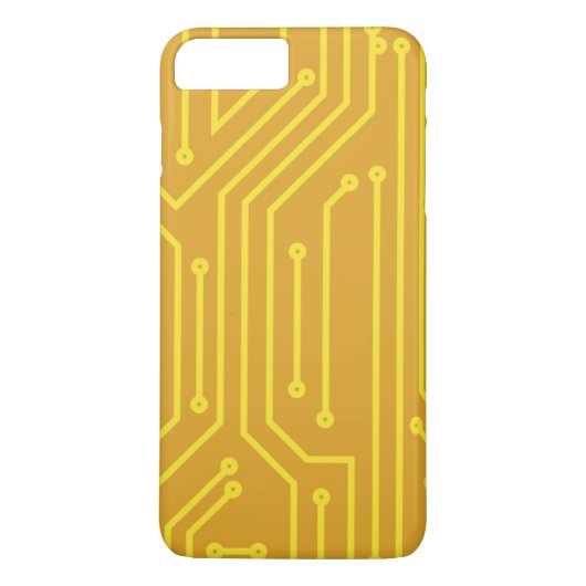 Abstracte computerapparatuur Case-Mate iPhone case (Achterkant)