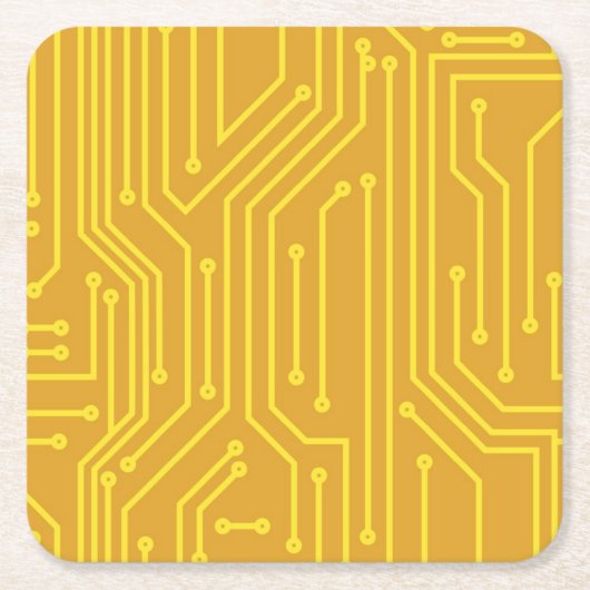 Abstracte computerapparatuur kartonnen onderzetters (Voorkant)