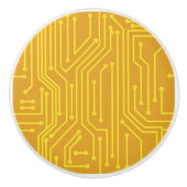 Abstracte computerapparatuur keramische knop (Voorkant)