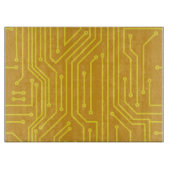 Abstracte computerapparatuur snijplank (Voorkant)