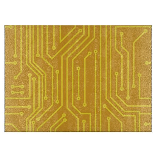 Abstracte computerapparatuur snijplank (Voorkant)