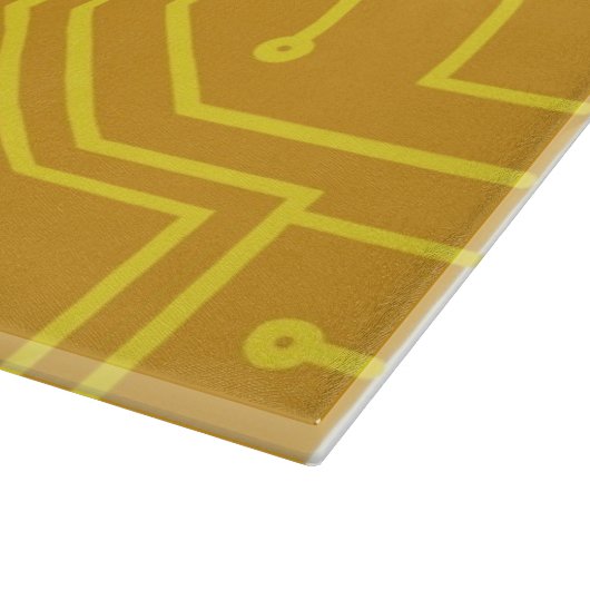 Abstracte computerapparatuur snijplank (Hoek)