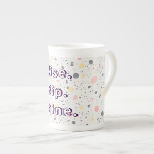 Abstracte Confetti Mok – Modern Patroon met Veel E