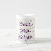 Abstracte Confetti Mok – Modern Patroon met Veel E (Voorkant)