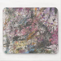 Abstracte "Confetti Too" Funky Mousepad
