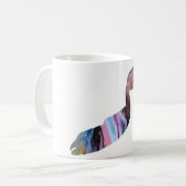 Abstracte Conger Silhouette. Koffiemok (Voorkant links)