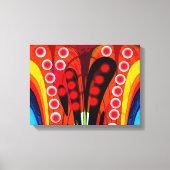 Abstracte connecties canvas afdruk (Voorkant)