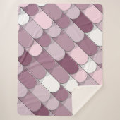 Abstracte constructie (tegel) 2 sherpa deken (Voorkant)