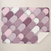 Abstracte constructie (tegel) 2 sherpa deken (Voorkant (horizontaal))