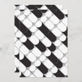 Abstracte constructie (tegel) bedankkaart (Voorkant / Achterkant)