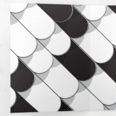 Abstracte constructie (tegel) drieluik wenskaart (Binnenzijde eerst)