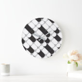 Abstracte constructie (tegel) grote klok (Huis)