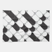 Abstracte constructie (tegel) theedoek (Horizontaal)