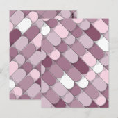 Abstracte constructie (tegels) 2 briefkaart (Voorkant / Achterkant)