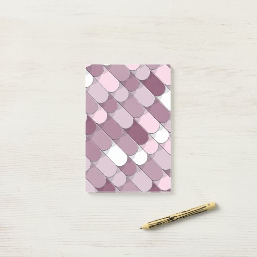 Abstracte constructie (tegels) 2 post-it® notes (Op bureau)