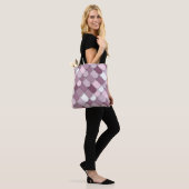 Abstracte constructie (tegels) 2 tote bag (Op model)