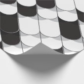 Abstracte constructie (tegels) cadeaupapier (Hoek)