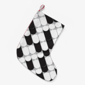 Abstracte constructie (tegels) kleine kerstsok (Voorkant (Hangend))