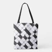 Abstracte Constructie (Tegels) Tote Bag (Achterkant)