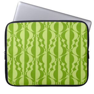 Abstracte contrastpatronen. Flat, eenvoudig geome Laptop Sleeve