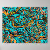 ABSTRACTE COOL-kunst Poster (Voorkant)