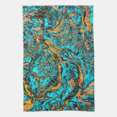 ABSTRACTE COOL-kunst Theedoek (Verticaal)