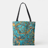 ABSTRACTE COOL-kunst Tote Bag (Achterkant)