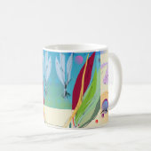 Abstracte coole JAZZY-Mok Koffiemok (Voorkant rechts)