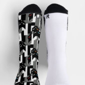 Abstracte coole kunst van cat op een sokken (Top)