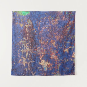 Abstracte corrosieve achtergrond van roestvrij met wandkleed