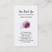 *~* Abstracte Cosmo Stars Sky Waterverf Universe Visitekaartje (Achterkant)