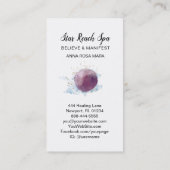 *~* Abstracte Cosmo Stars Waterverf Universe Sky Visitekaartje (Achterkant)