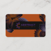 abstracte counseling te duister 1e kaarten visitekaartje (Voorkant)