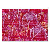 Abstracte CRAB POTS-kaart (Voorkant Horizontaal)