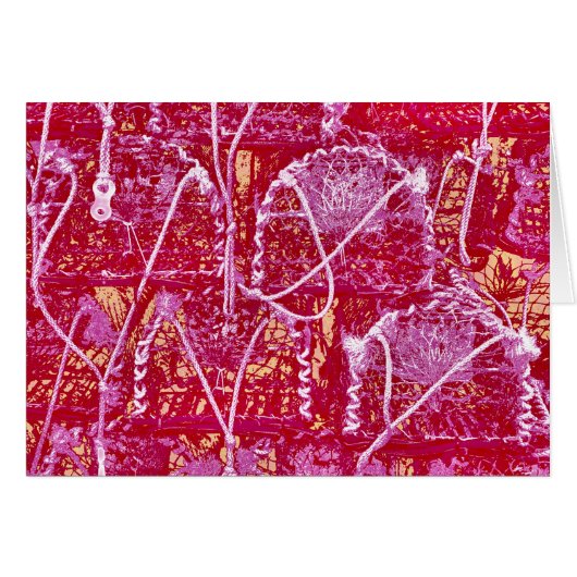 Abstracte CRAB POTS-kaart (Voorkant Horizontaal)