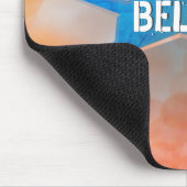 Abstracte Crack op Oranje Bokeh Muismat (Hoek)