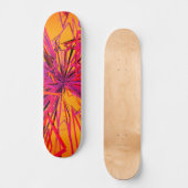 Abstracte Crazy Strings Skateboard (Voorkant)