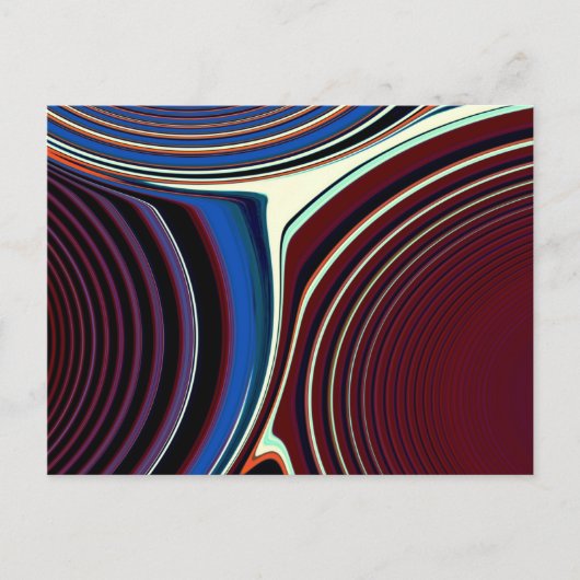 Abstracte creatie briefkaart (Voorkant)