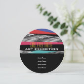 Abstracte creatieve business art kaart (Staand voorkant)