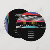 Abstracte creatieve business art kaart (Voorkant / Achterkant)