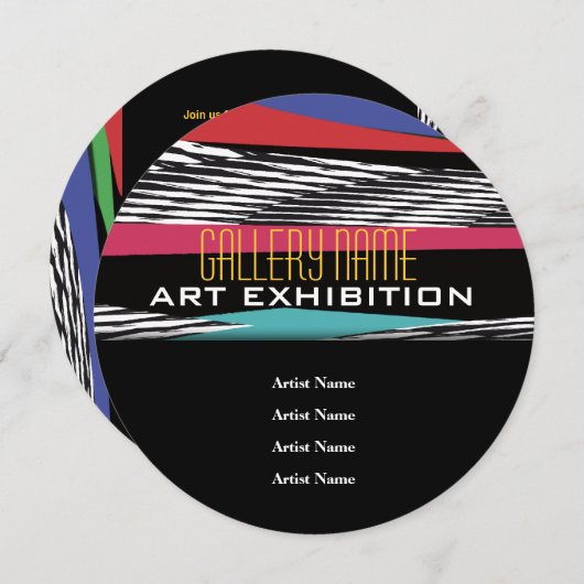 Abstracte creatieve business art kaart (Voorkant / Achterkant)